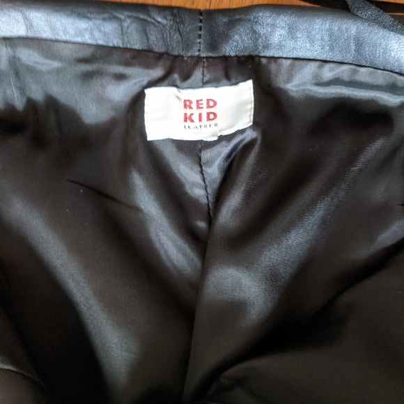 New. Genuine Leather Black pants - Picture 2 of 3